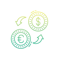 Money Exchange vector icon