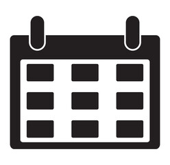 Calendar icon set. Calendar symbol. calendar vector icon. Calendar clock liner icon vector set. Schedule icon vector symbol . 
