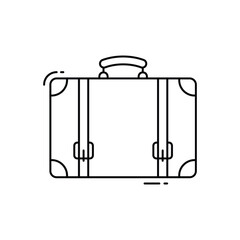 Suitcase vector icon