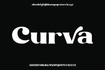 Display alphabet font vector design suitable for headline, poster, logo, magazine and many more