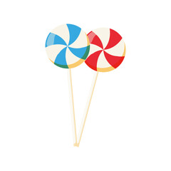 Christmas lolipop  vector