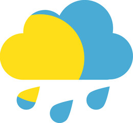 Palau flag on Rain Drops Icon