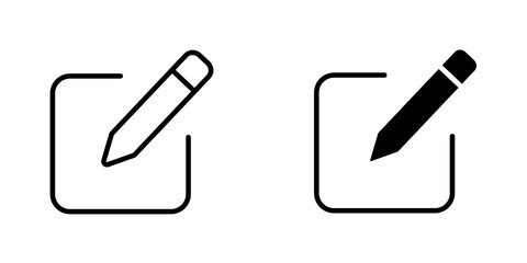 Register Icon vector. liner and flat style icons set.