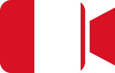 Peru flag on Video Call