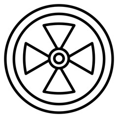 Radiation icon