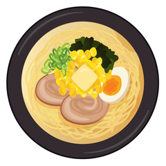 食べ物_ラーメン_バターコーンラーメン	