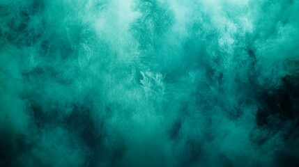 Fototapeta premium Abstract blue green misty background photo