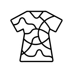 tie dye pattern icon, national retro day line art, retro icon  - simple black line art icon of tie dye pattern , for national retro day celebrations. retro vector art.