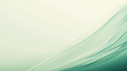 Soft Green to White Gradient with Curved Transitions