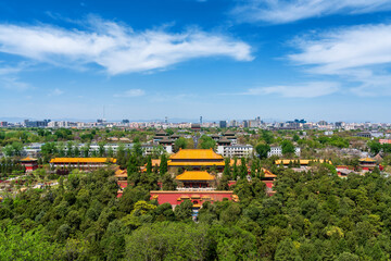 Overlooking Beijing Central Axis, bell and drum tower