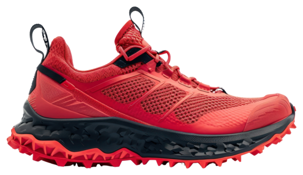 PNG Shoe footwear sneaker red.