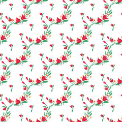 Floral Joy Seamless Vector Pattern Design
