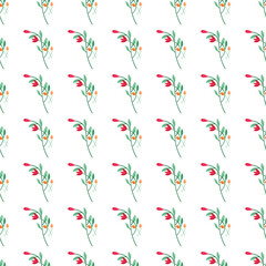 Floral Joy Seamless Vector Pattern Design