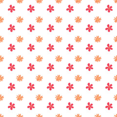 Floral Joy Seamless Vector Pattern Design