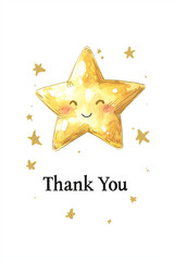 thank you background card