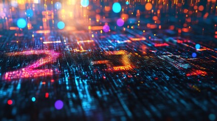 optics background with spots