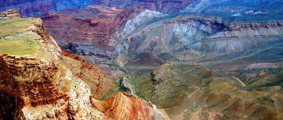 Aerial View Grand Canyon Arizona