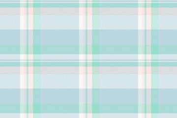 Goose check texture pattern, bandana fabric textile seamless. Bold vector plaid background tartan in light and white colors.