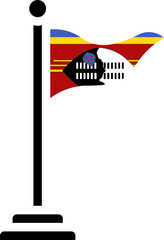 Swaziland Flag Free Icon