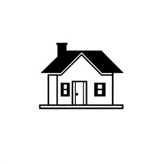 Fototapeta premium Simple House Icon 