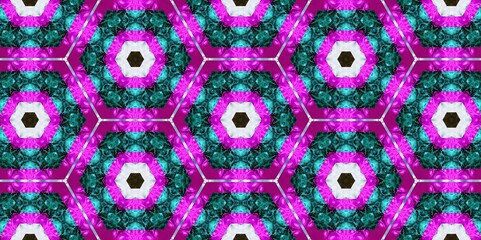 Abstract Kaleidoscope Geometry Psychedelic Art Pattern Background Wallpaper