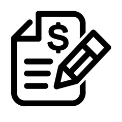invoice document icon