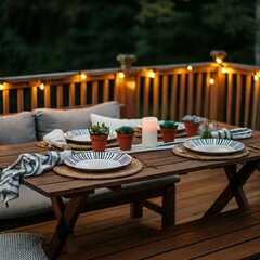 Charming Outdoor Dining Space