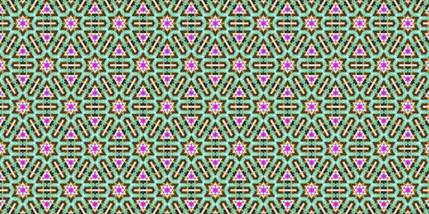 Abstract Kaleidoscope Geometry Psychedelic Art Pattern Background Wallpaper