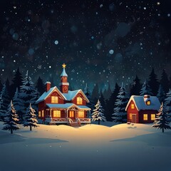 Fototapeta premium Christmas in the city