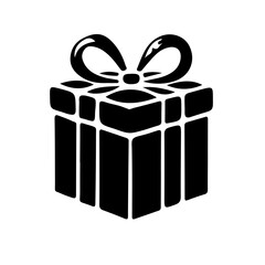 Gift box icons in Trendy Flat style. Gift boxes with ribbon icon.