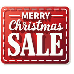 Christmas sale logo
