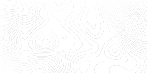 Abstract black and white topographic contours lines of mountains. Topography map art curve drawing. vector illustration.