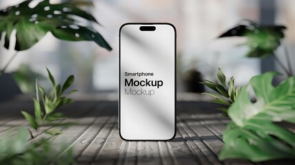 Realistic Smartphone Mockup 3D Render 