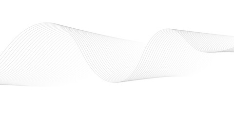 Abstract wave element for design. Digital frequency track equalizer. Stylized line art background. Vector illustration. Wave with lines created using blend tool.