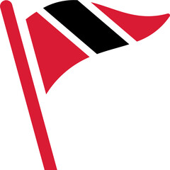 Trinidad & Tobago Flag Free Flown Icon
