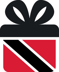 Trinidad & Tobago Flag on Gift Icon