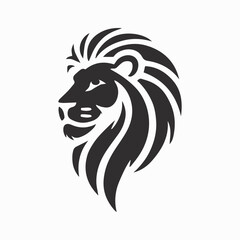 Lion head vector illustration