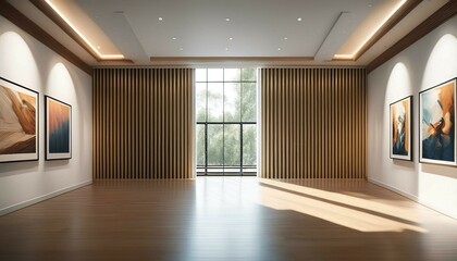 empty room with window