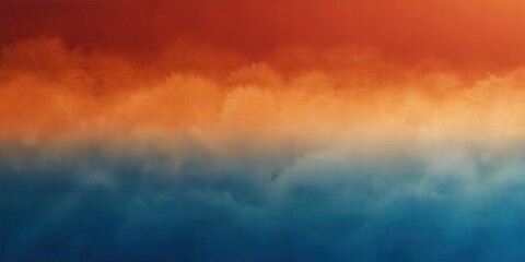 Obraz premium Abstract Gradient of Blue and Orange with Dynamic Cloud and Texture header background for graphic design projects