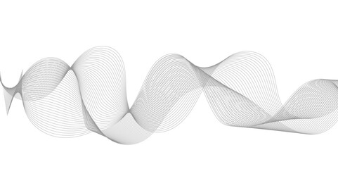 Abstract white and grey soft flowing line design wave white background vector illustration.
