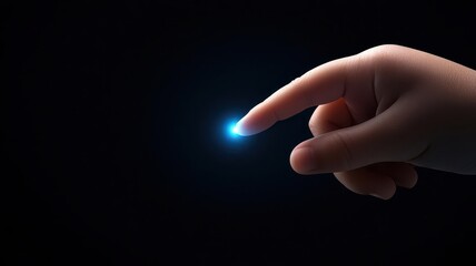 Illustration of a baby s hand glowing softly as it holds an adult s finger, symbolizing the warmth, love, and purity of a newborns touch, 3D render