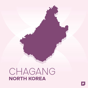 Chagang vector map, Vector map of Chagang, editable eps, AI files, Vector illustration of Chagang vector map