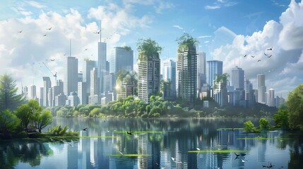 panorama of the city