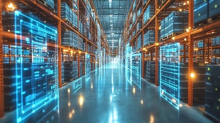 Team monitoring shipment data on digital screens close up realtime tracking ethereal Overlay in a control center