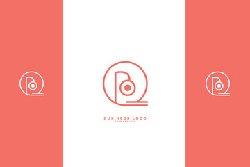 Set of BQ, QB, B, Q, Abstract Logo design