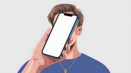 Realistic Smartphone Mockup 3D Render 