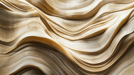 Elegant wood veneer pattern with flowing mocha mousse grains in subtle light brown tones