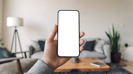 Realistic Smartphone Mockup 3D Render 