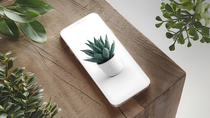 Realistic Smartphone Mockup 3D Render 