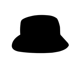 Hand drawn cap hats Silhouette 
